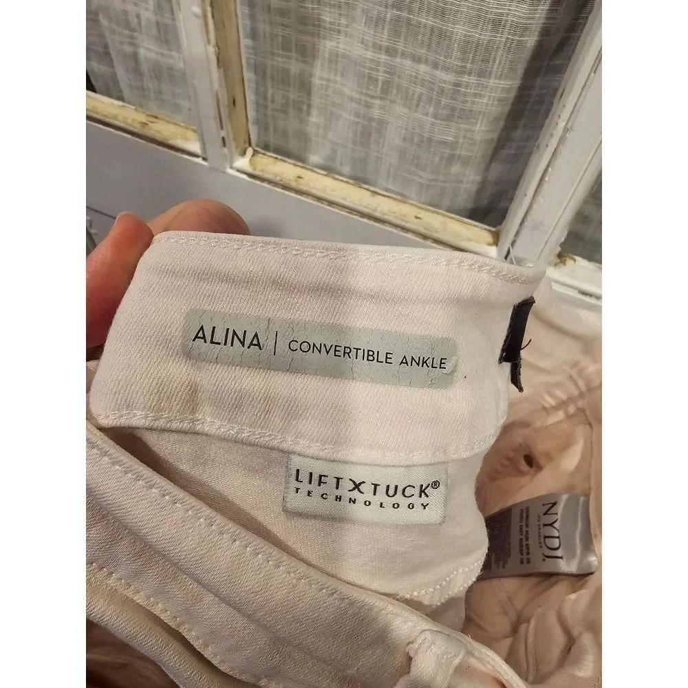 NYDJ Alina Convertible Ankle Lignt Pink‎ Jeans